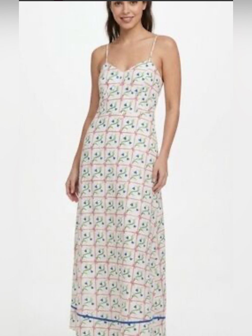 JOIE FLORAL PRINT SPAGHETTI STRAP MAXI DRESS SIZE 10 NWOT
